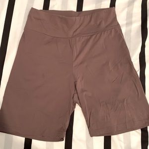 Seamless Mocha Biker shorts (Stretchy)